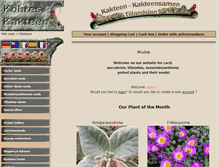 Tablet Screenshot of koehres-kaktus.de